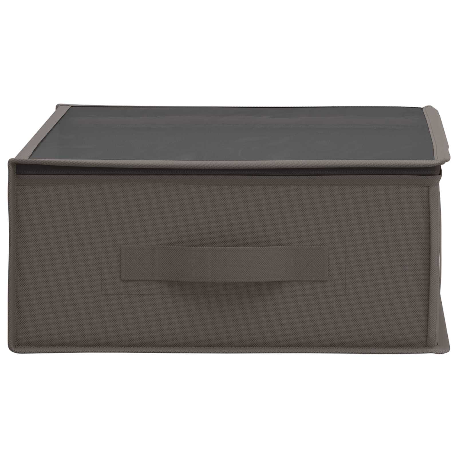 Aufbewahrungsbox mit transparentem Oberfenster Anthrazit