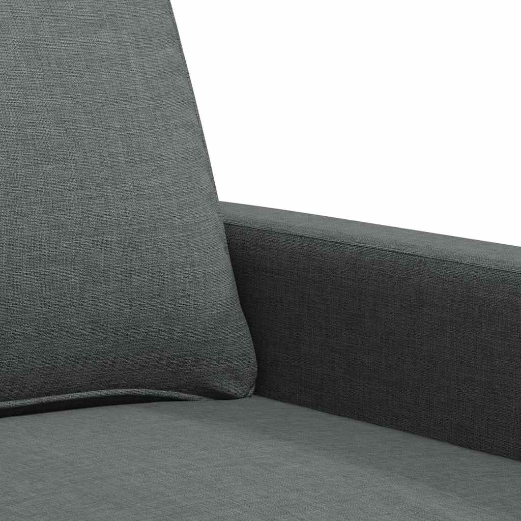 3-Sitzer-Sofa Hellgrau 180 cm Stoff