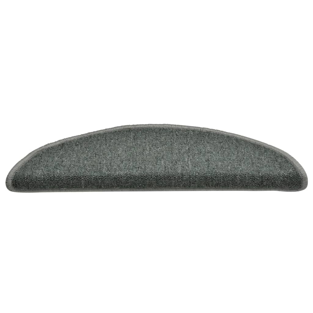 Stufenmatten 15 Stk. 56x17x3 cm Anthrazit Halbrund
