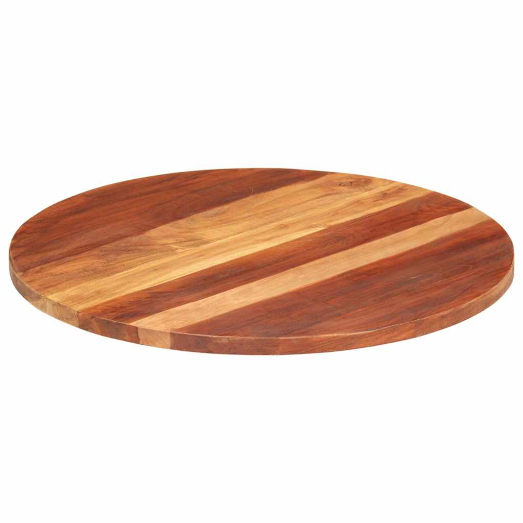 Tischplatte Massivholz Akazie Rund 15-16 mm 40 cm