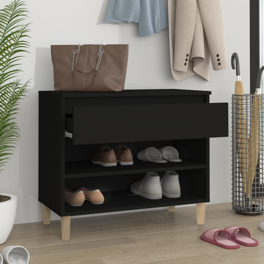 Schuhregal Weiß 70x36x60 cm Holzwerkstoff
