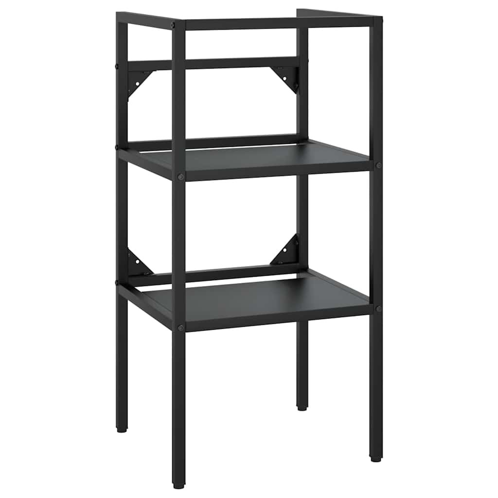 Badezimmer Waschtischgestell Weiß 40x38x83 cm Eisen