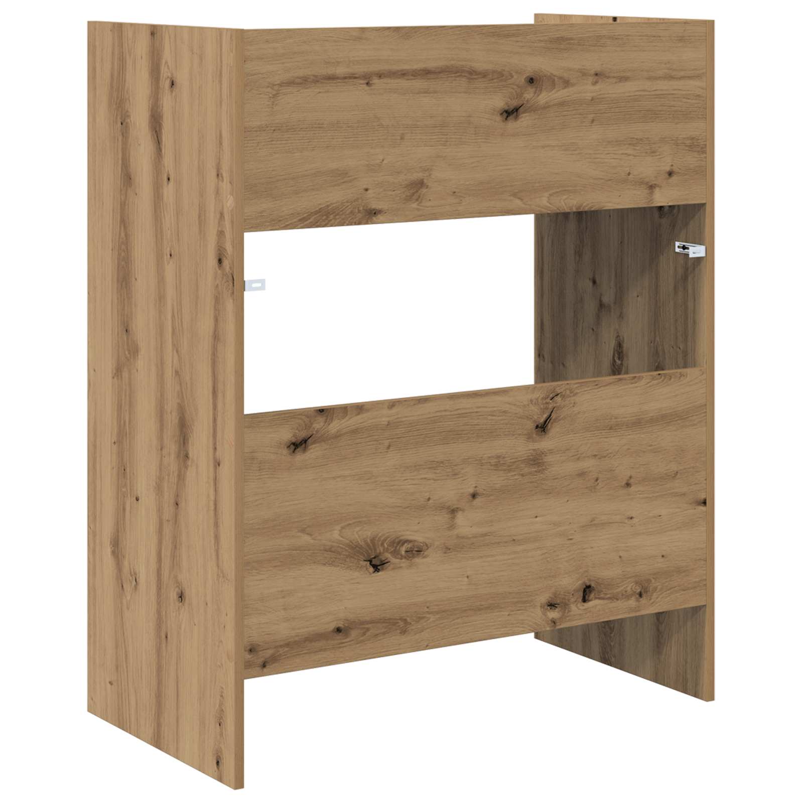 DJ Tisch Weiß 102 x 45 x 102 cm Holzwerkstoff