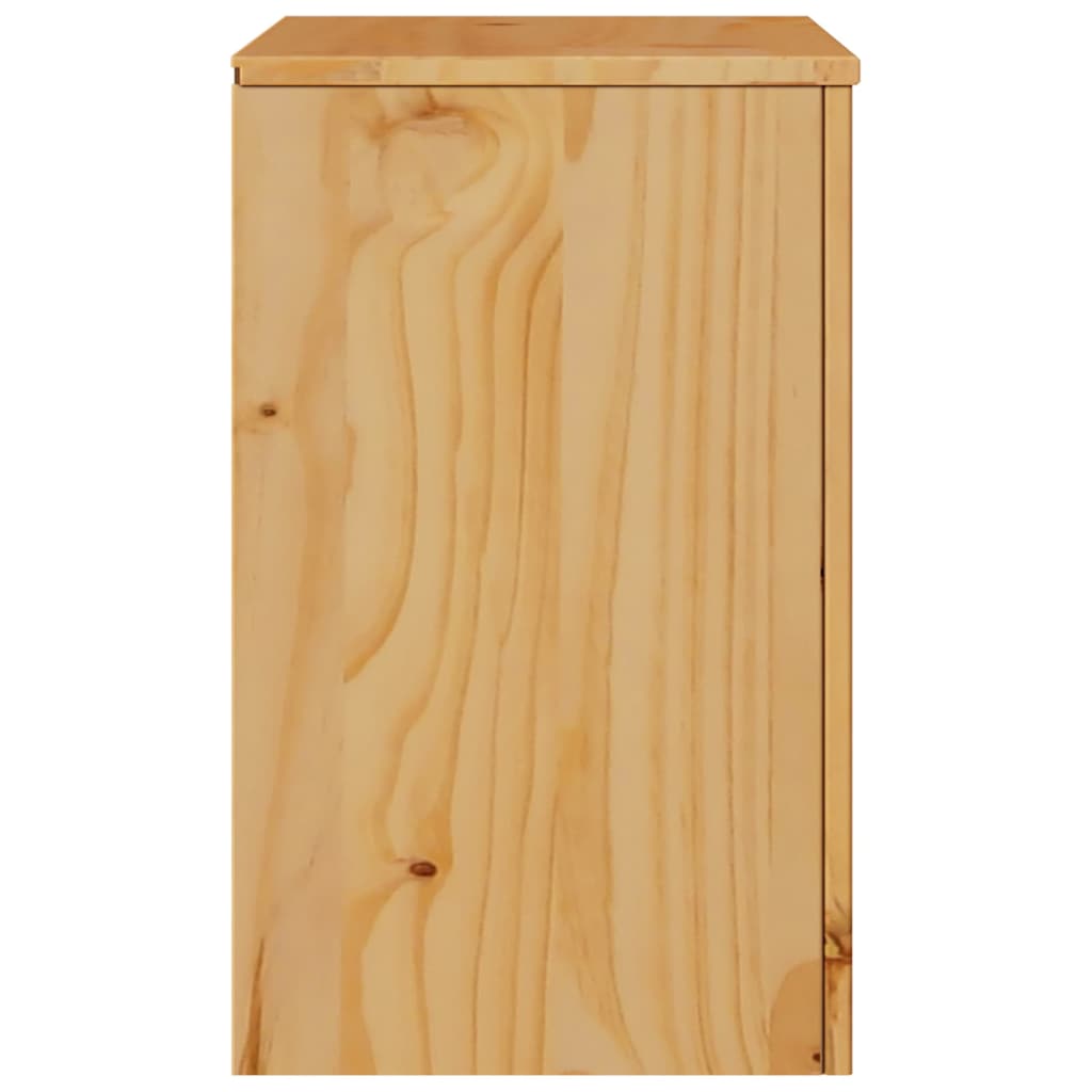 Couchtisch Drammen Eiche 45 x 35 x 56 cm Massives Kiefernholz