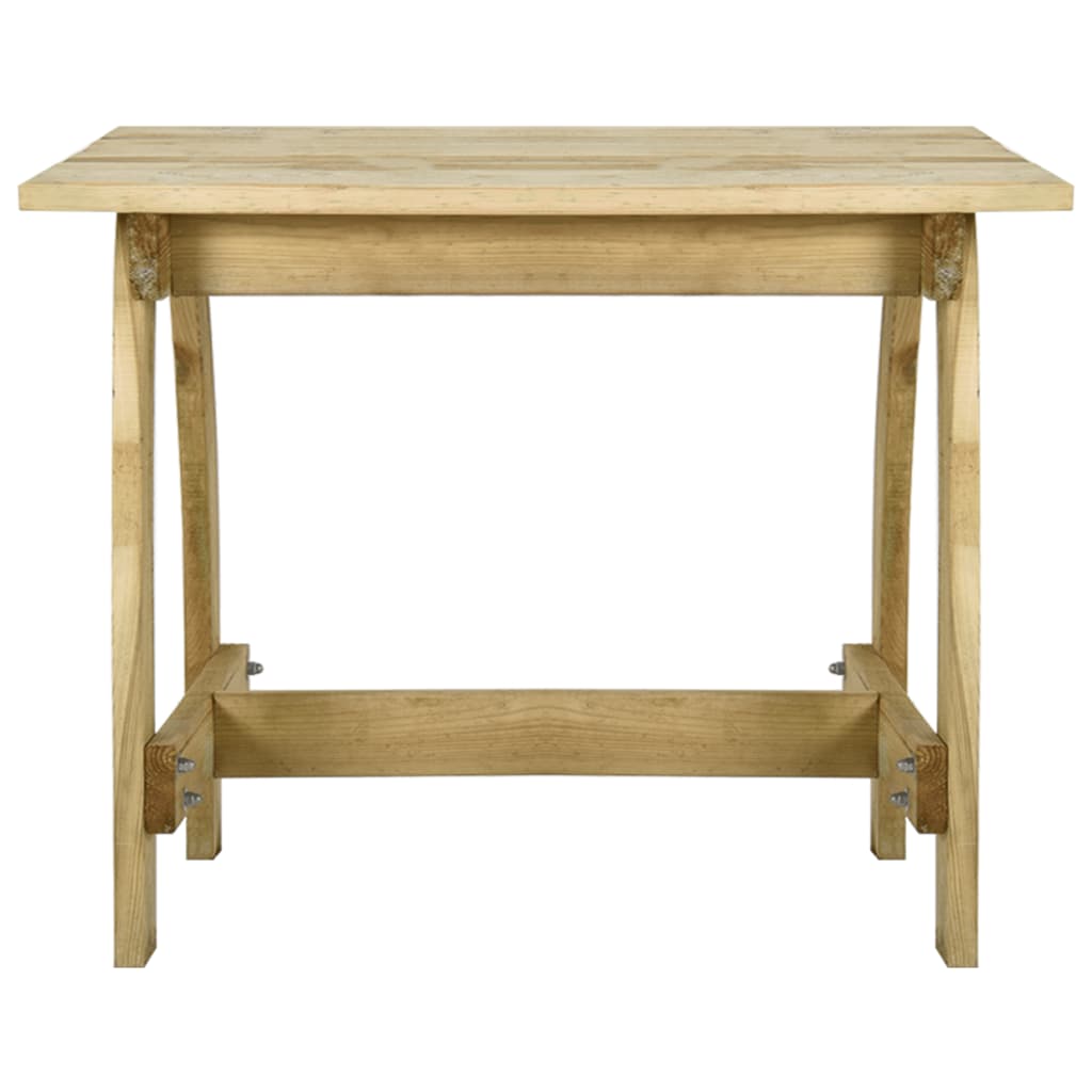 Gartentisch 160x74x75 cm Kiefernholz Imprägniert