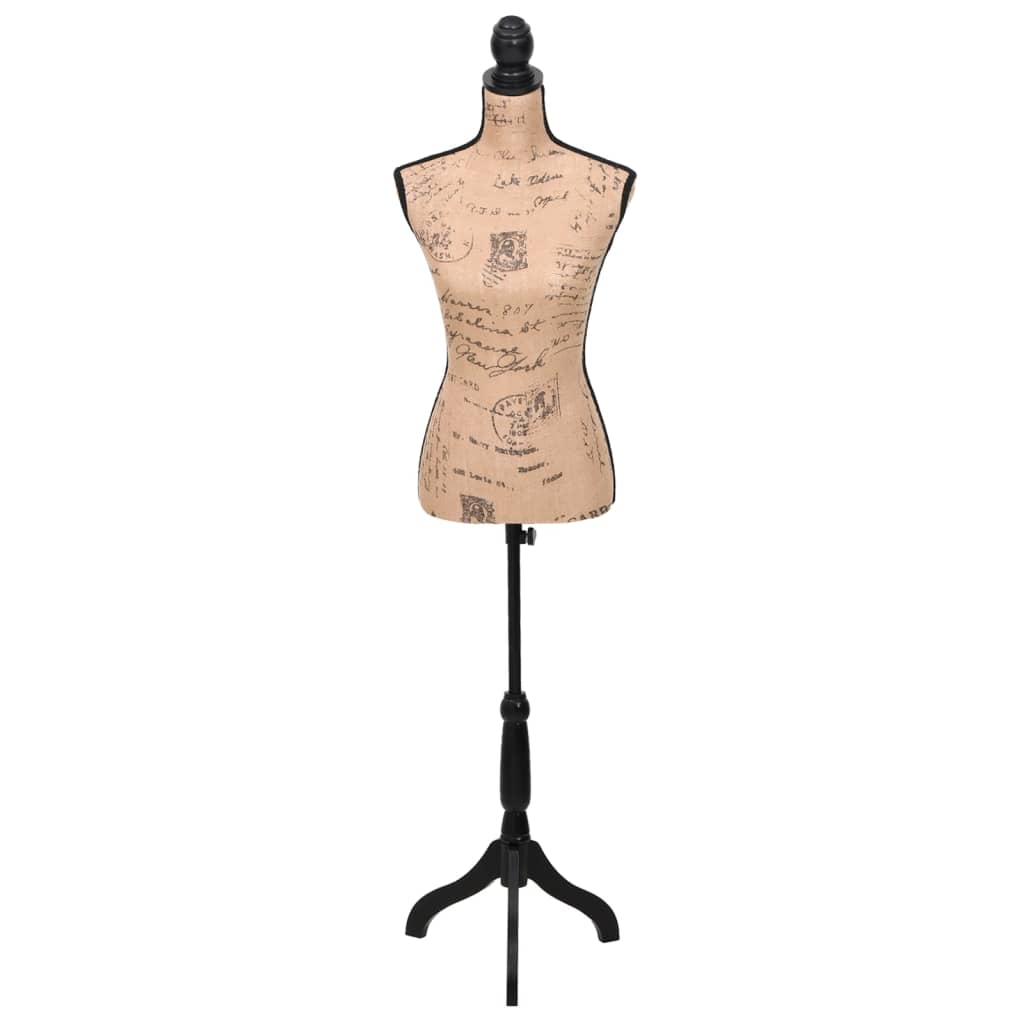 Damenbüste Schneiderpuppe Büste Torso Angezogen Mannequin Schwarz