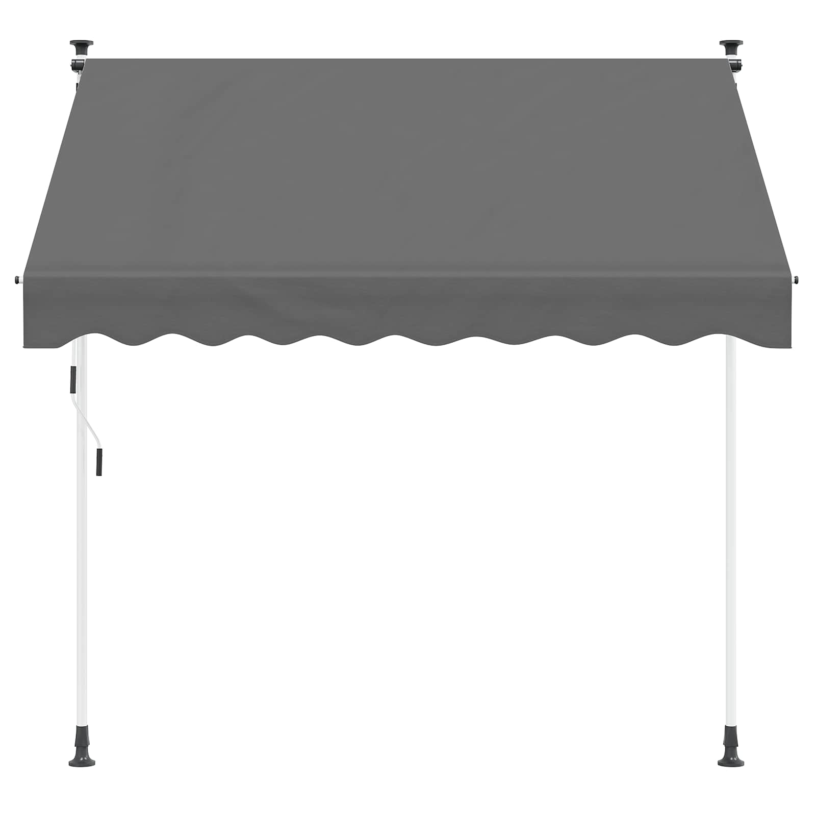 Einziehbare Markise Handbetrieben 150 cm Anthrazit
