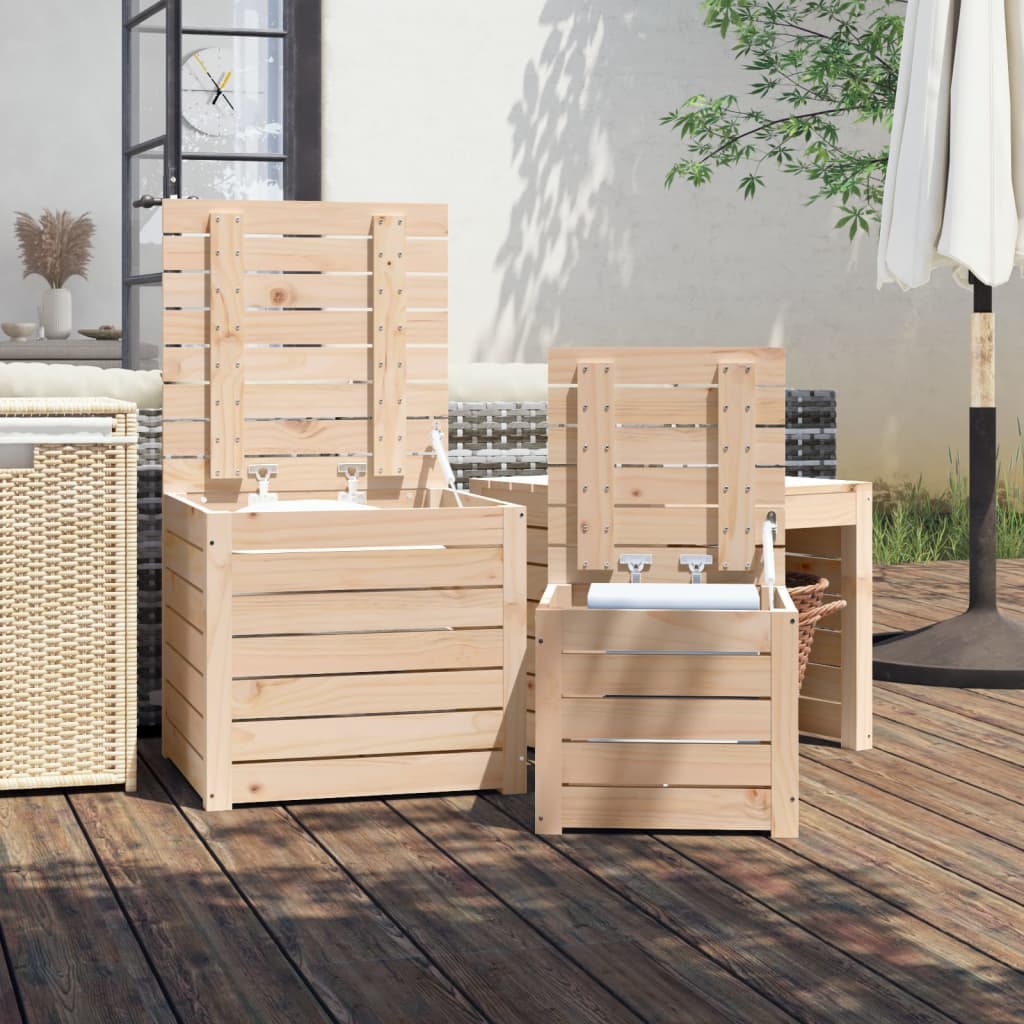Gartenbox 101x50,5x46,5 cm Massivholz Kiefer