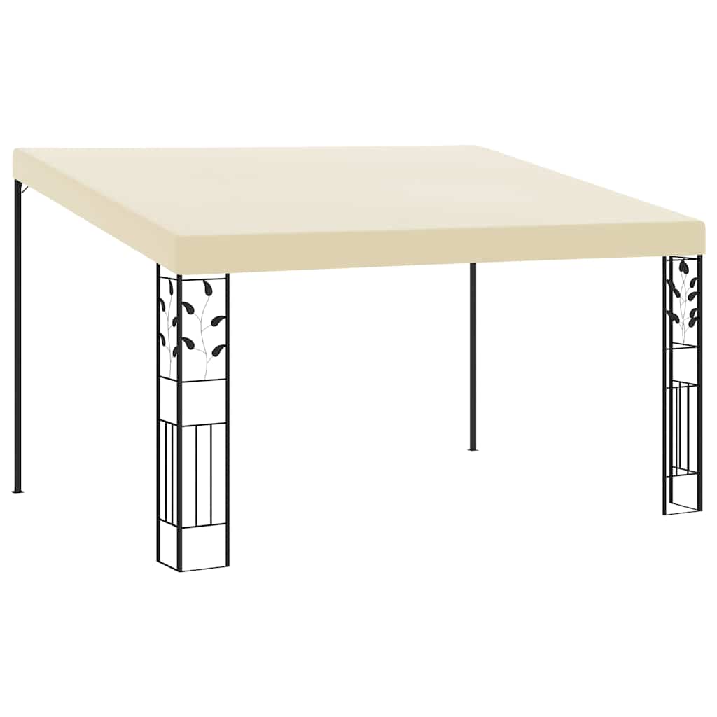 Wand-Pavillon 3x3x2,5 m Cremeweiß