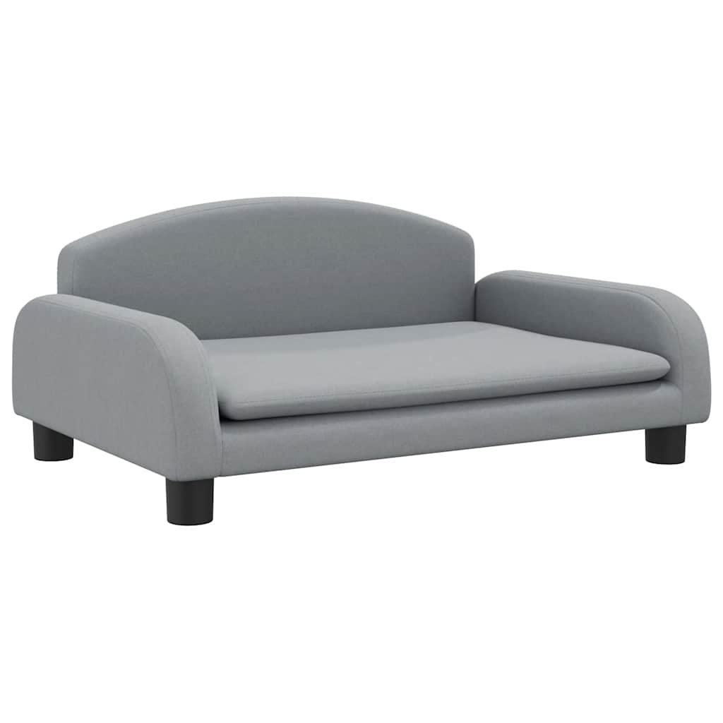 Kindersofa Creme 70x45x30 cm Stoff