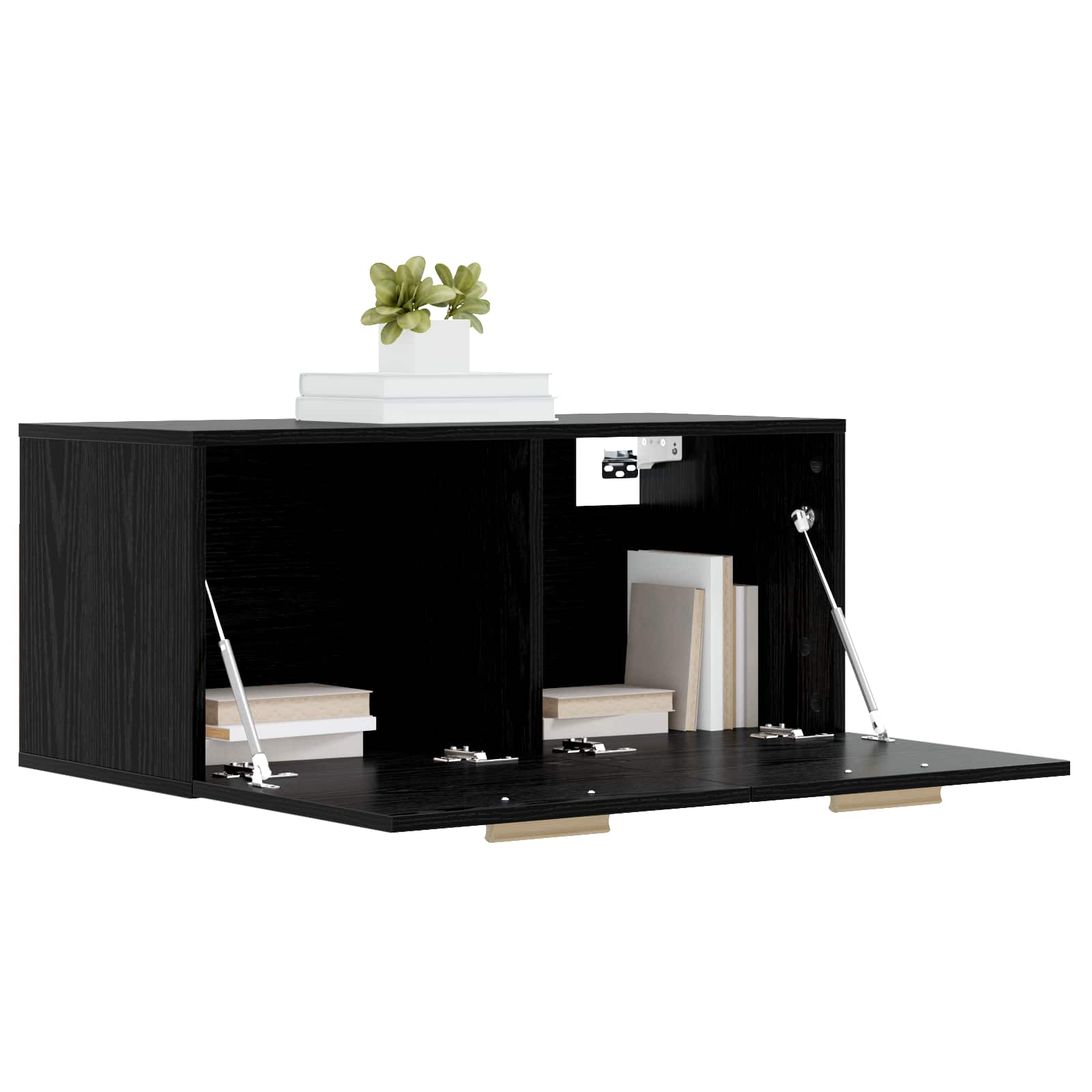 Wandschrank Weiß 80x35x36,5 cm Holzwerkstoff