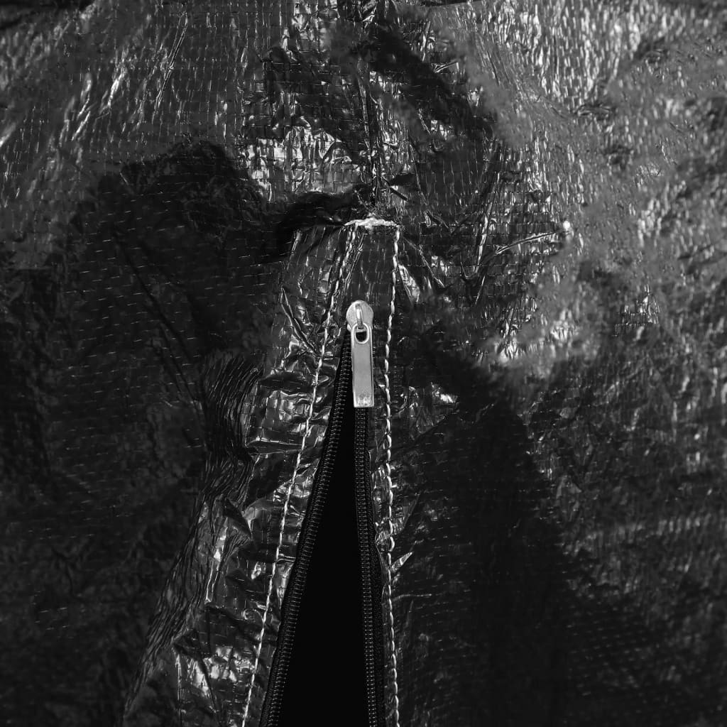 Hollywoodschaukel-Abdeckungen 2 Stk. 10 Ösen 255x145x170 cm