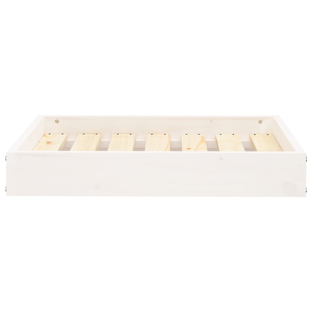 Hundebett 51,5x44x9 cm Massivholz Kiefer