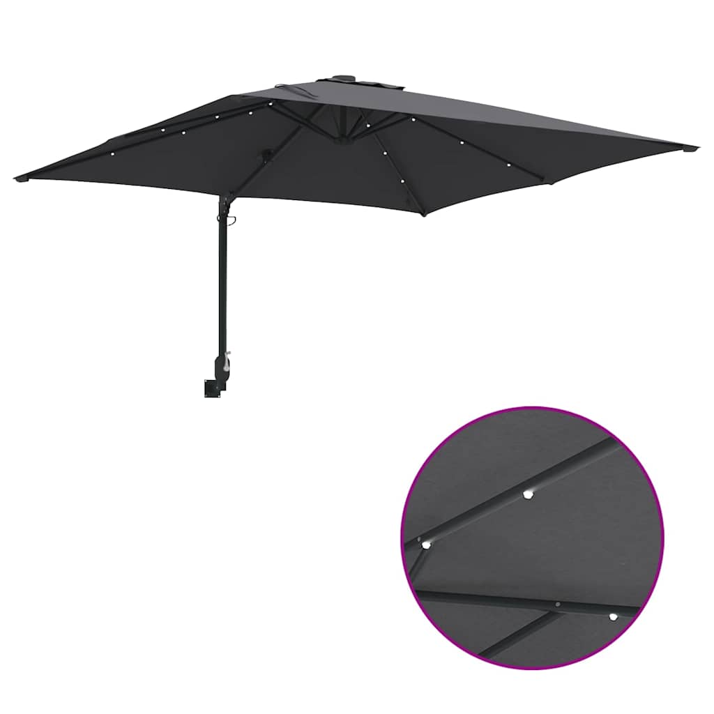 Garten-Sonnenschirm Sand 248,5 x 247,5 x 160 cm