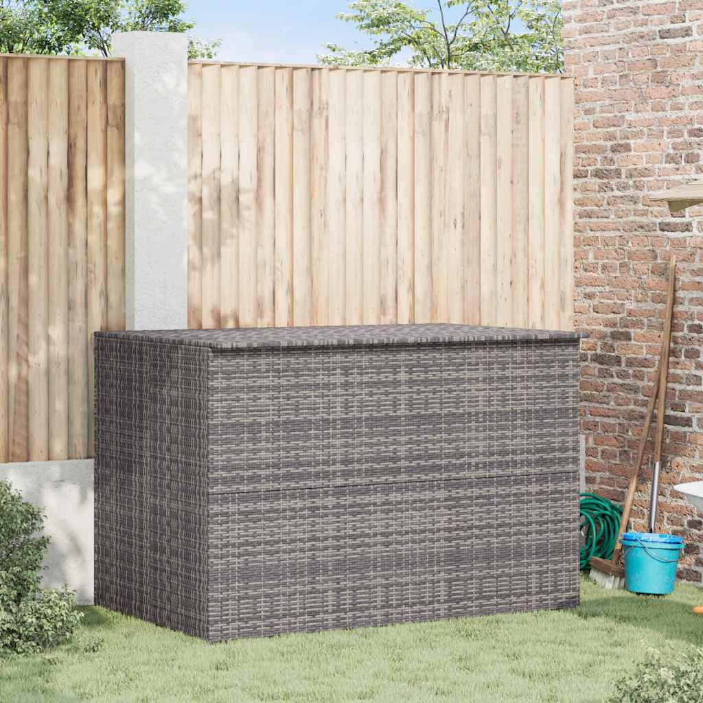 Garden-Auflagenbox Schwarz 150x100x100 cm Poly Rattan