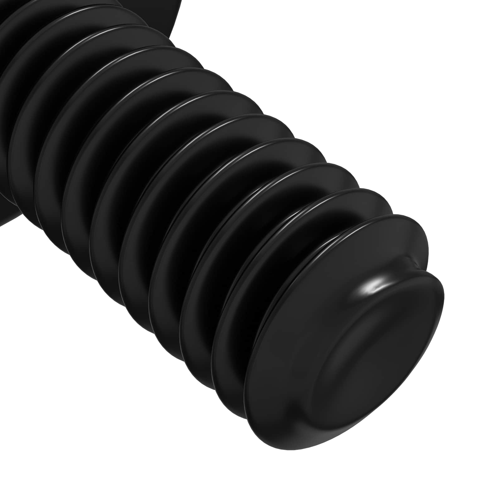 Hülsen Schrauben 2 pcs Schwarz M4 x 10 mm Stahl