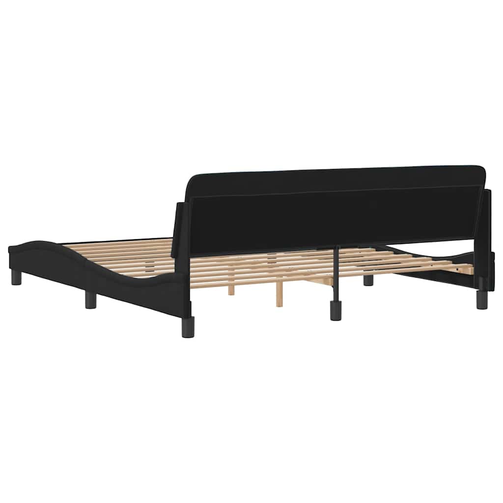 Bettgestell "Dover" Hellgrau 80x200 cm Samt