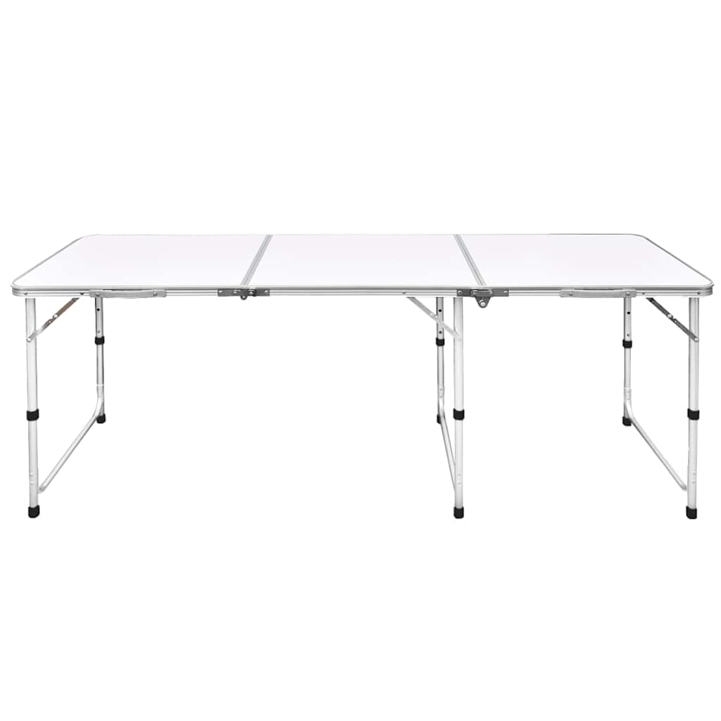 Campingtisch Klappbar Höhenverstellbar Aluminium 120x60 cm