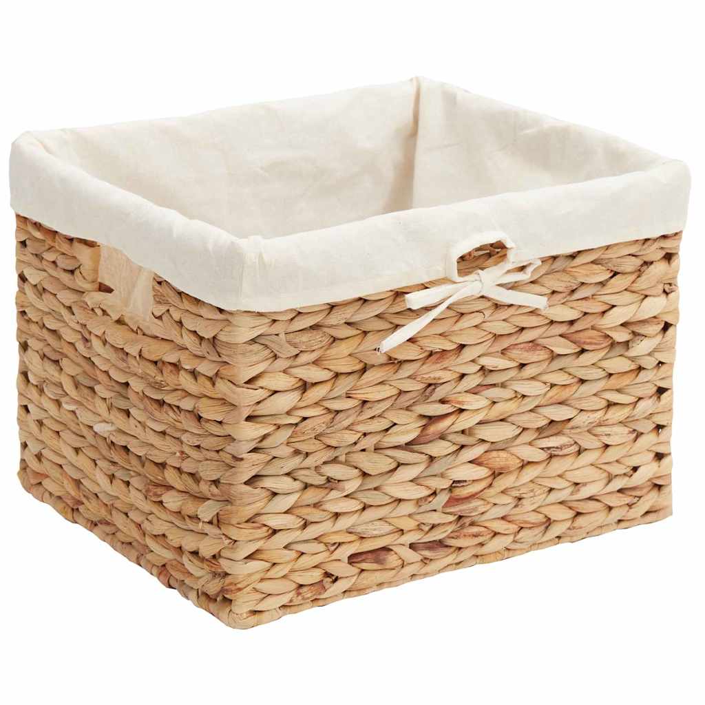 Aufbewahrungskörbe 3 pcs Natur Wasserhyazinthe