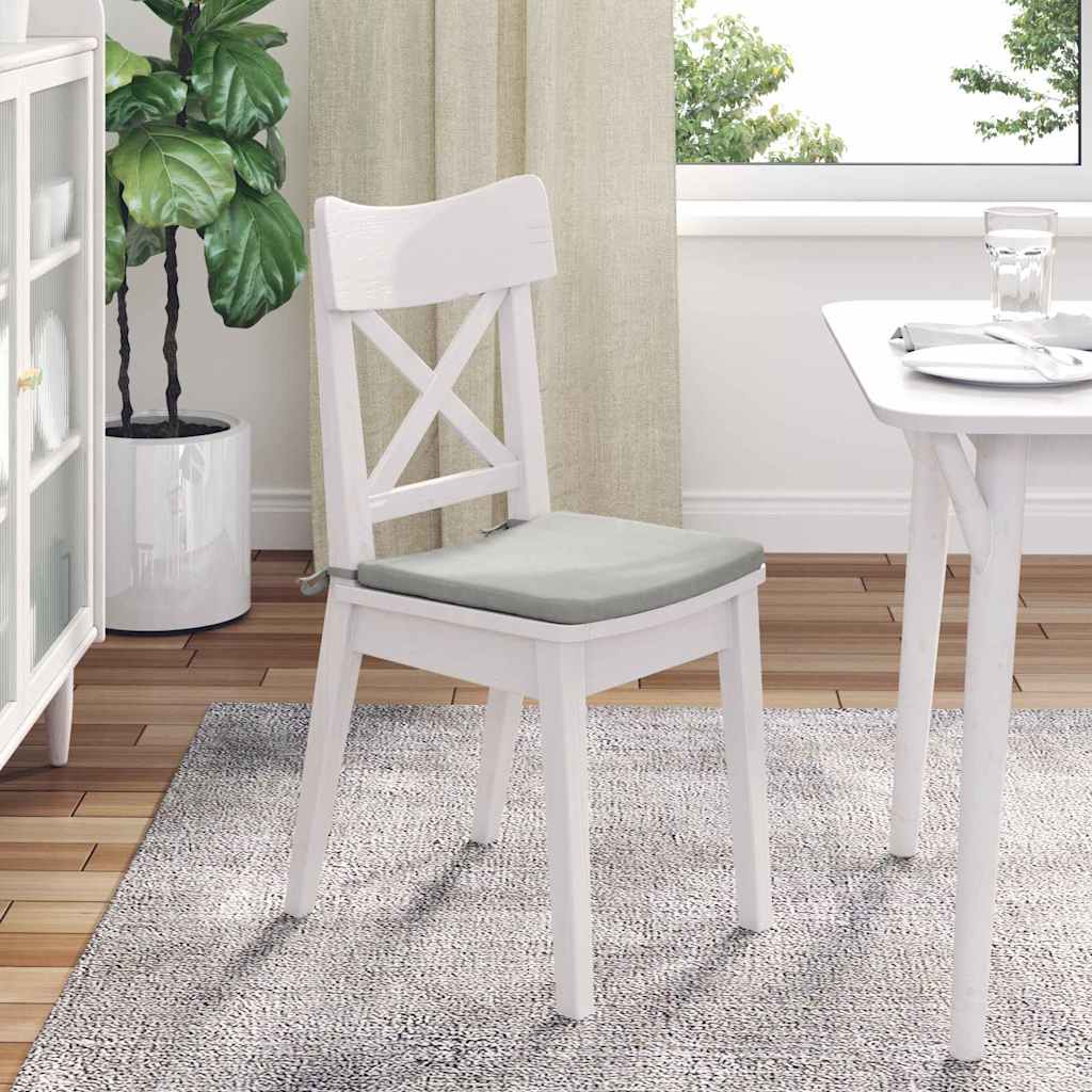 Sitzkissen 4 pcs Taupe 40 x 40 x 3 cm Mikrofaserstoff