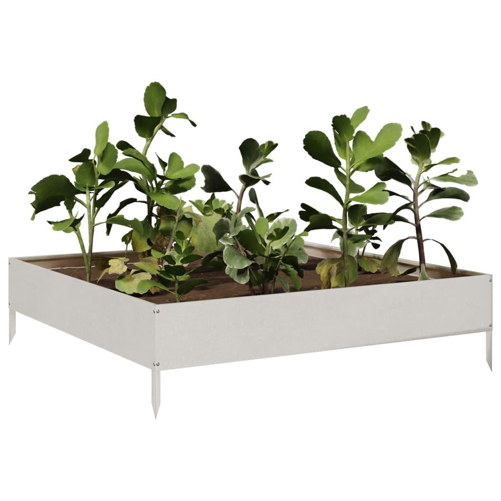 Hochbeet 100x100x18,5 cm Cortenstahl