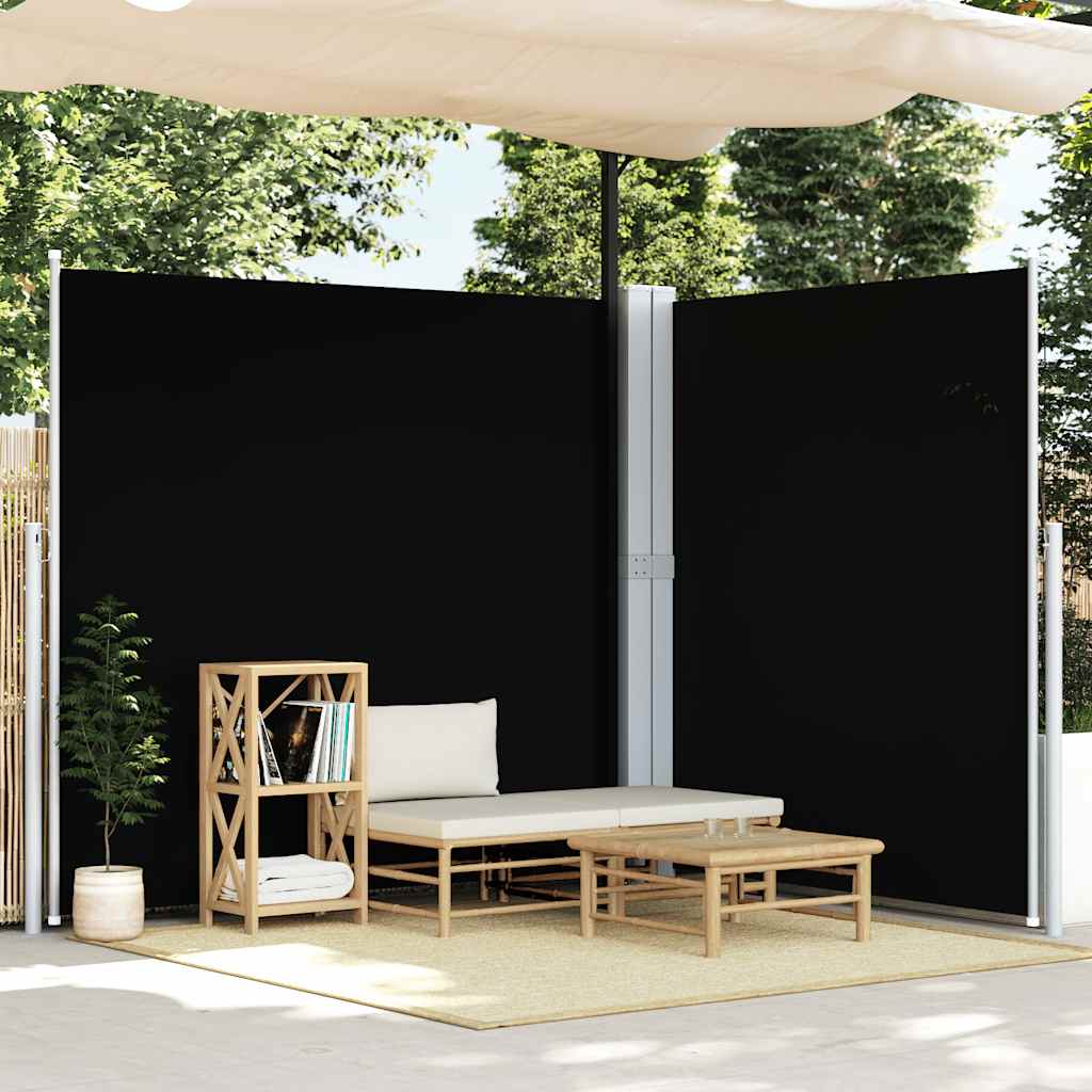 Ausziehbare Seitenmarkise 160×600 cm Braun