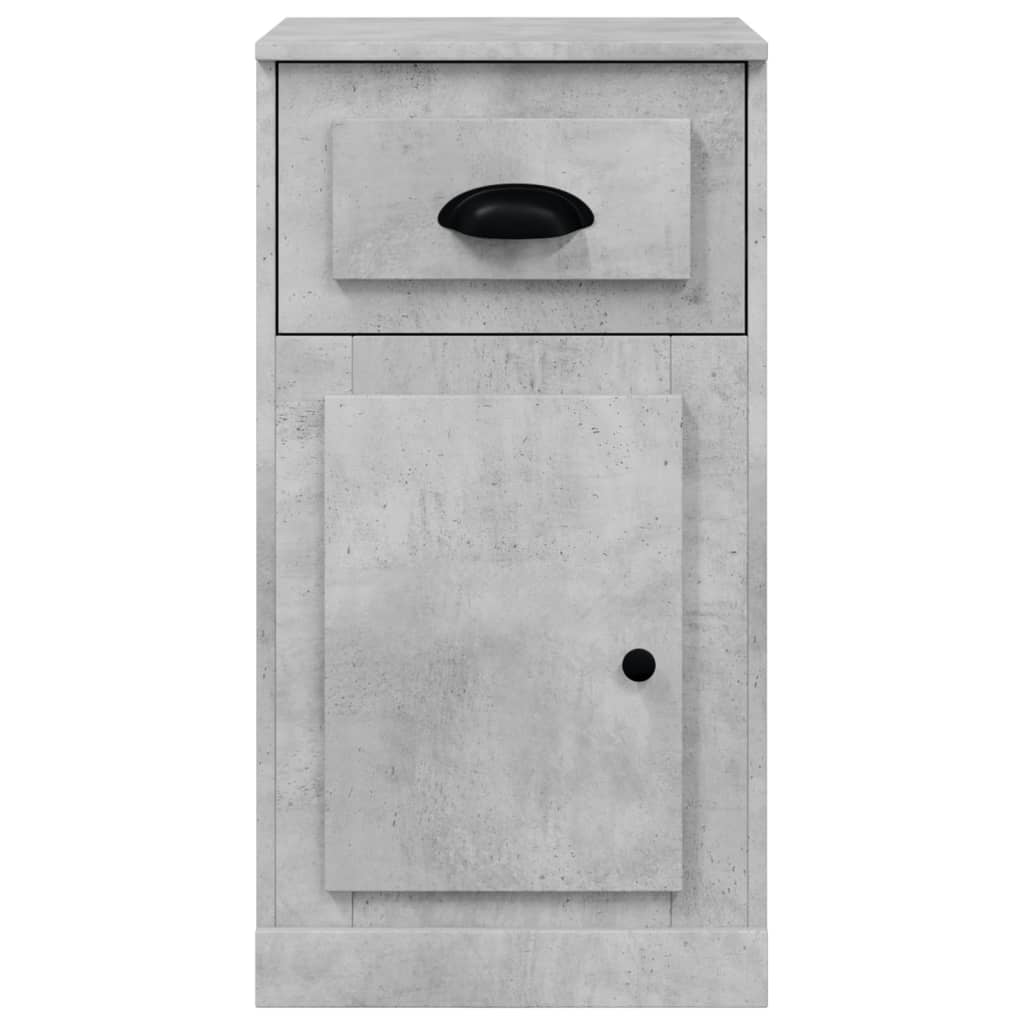 Beistellschrank mit Schublade Weiß 40x50x75 cm Holzwerkstoff