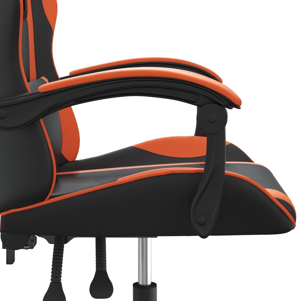 Gaming-Stuhl Schwarz und Golden Kunstleder