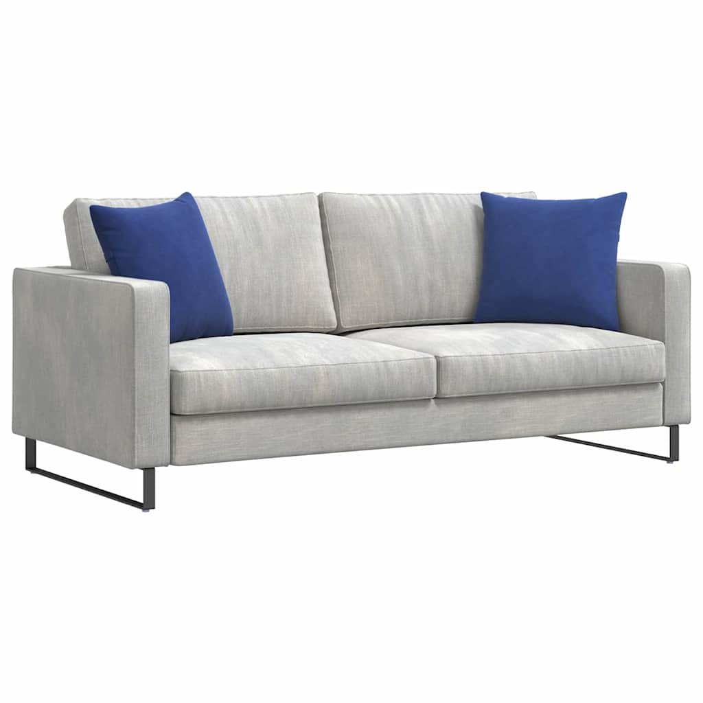 Sofakissen 2 Stück Blau 50 x 30 cm Cordstoff
