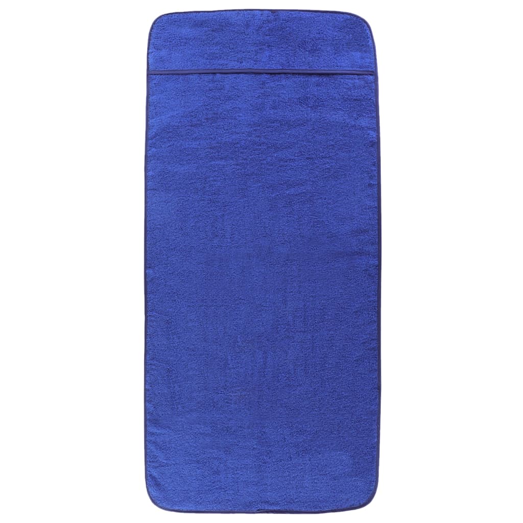 Strandtücher 4 Stk. Weiß 60x135 cm Stoff 400 GSM