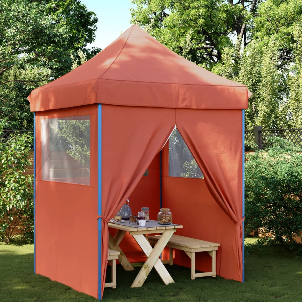Partyzelt Faltbar Pop-Up Schwarz 200x200x306 cm
