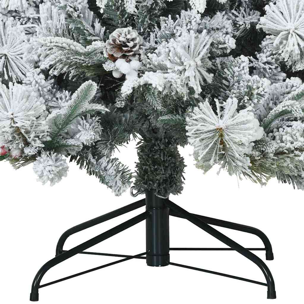 Künstlicher klappbarer Weihnachtsbaum mit Ständer Grün 120 cm