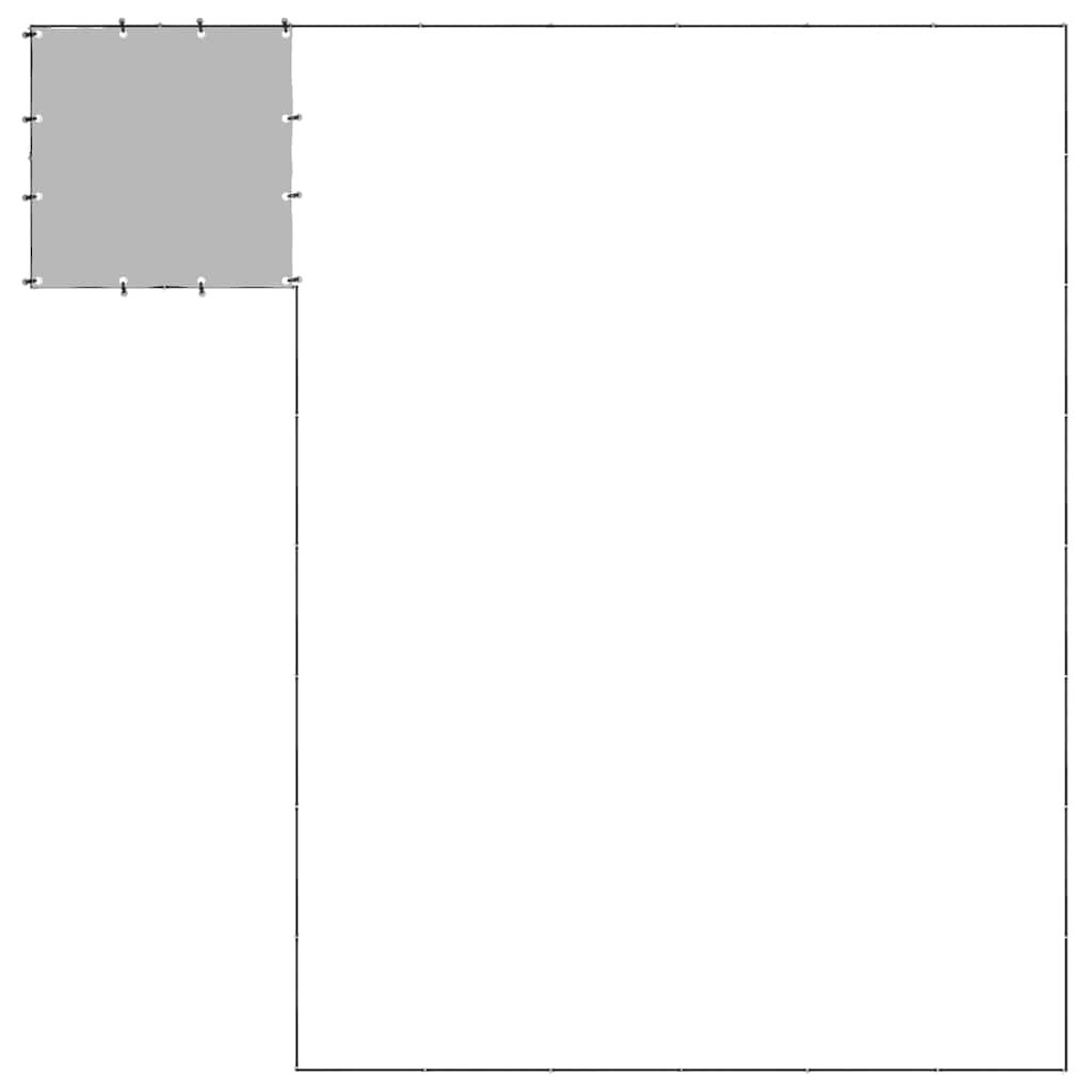 Hundezwinger Schwarz 6,05 m² Stahl