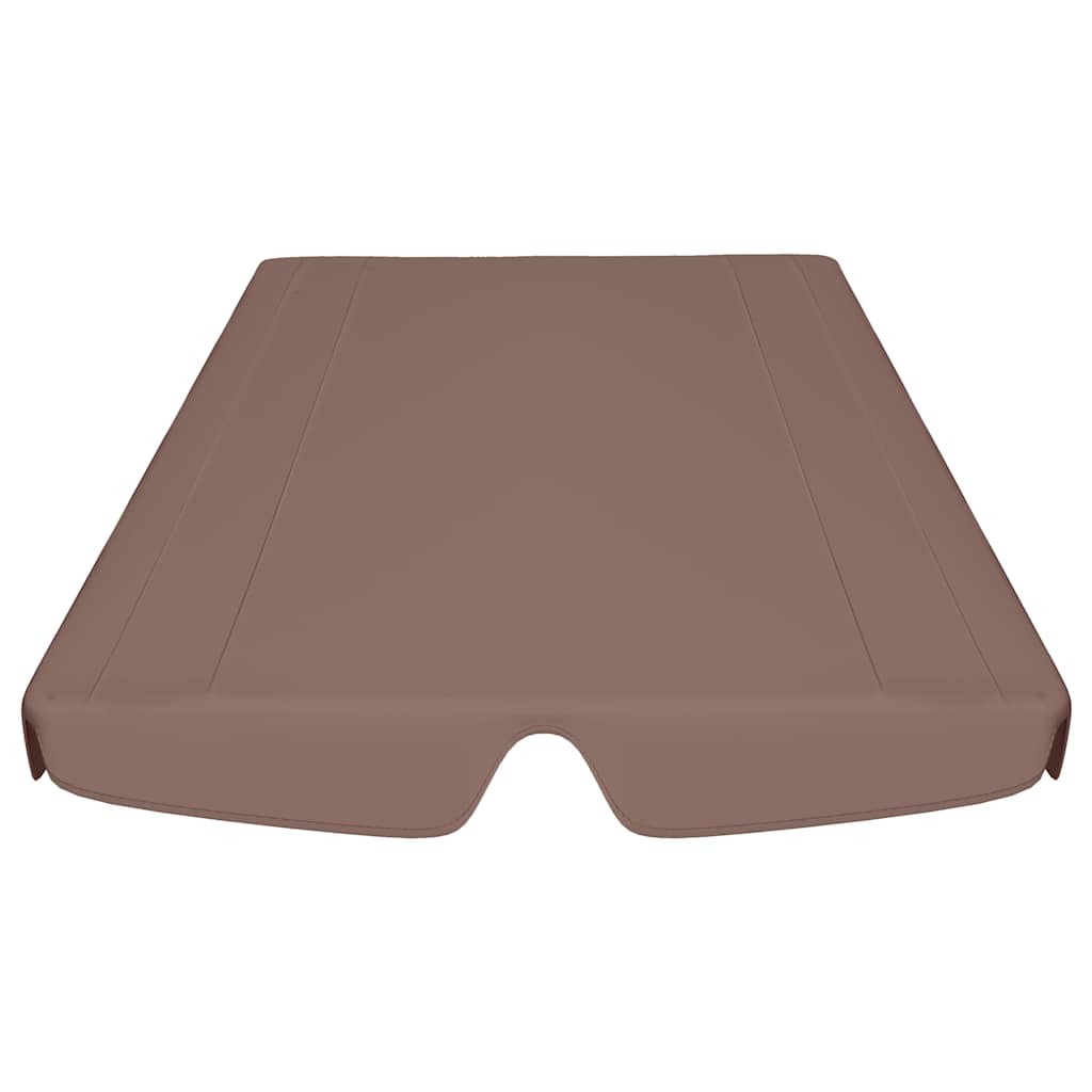 Ersatzdach für Hollywoodschaukel Beige 188/168x145/110 cm