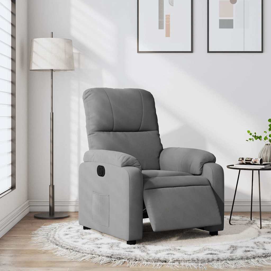 Relaxsessel Elektrisch Braun Mikrofasergewebe