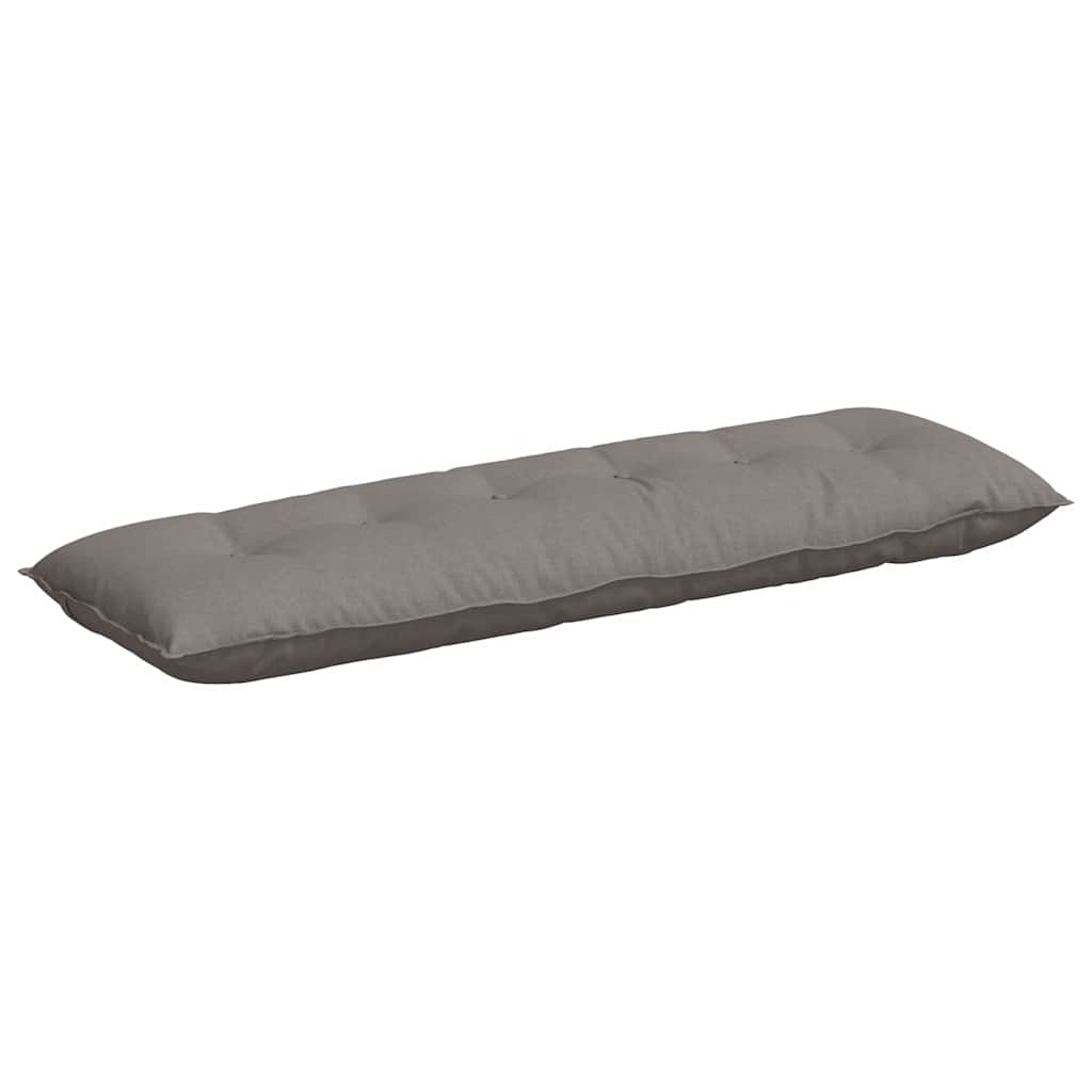 Rückenkissen Hellgrau 50 x 19 x 45 cm Stoff