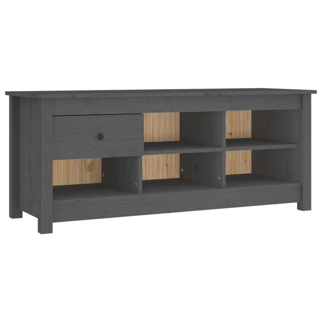 Schuhschrank 110x38x45,5 cm Massivholz Kiefer