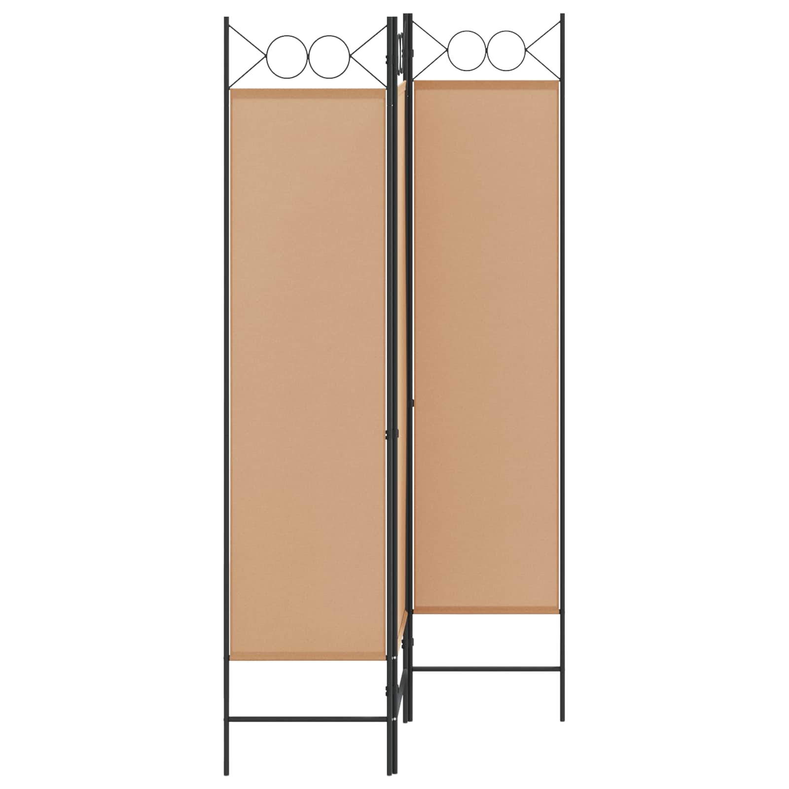5-tlg. Raumteiler Anthrazit 200 x 180 cm