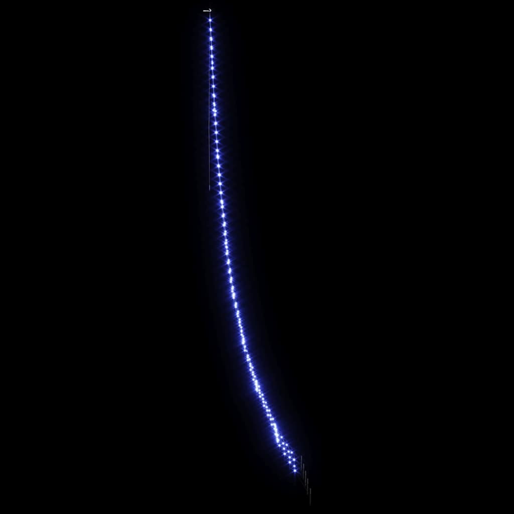 LED Weihnachtsbaum mit Erdspießen Warmes Weiß 182 cm Metall