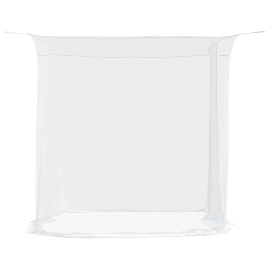 Moskitonetz zum Aufhängen 156 Mesh Weiß 220x100x150 cm