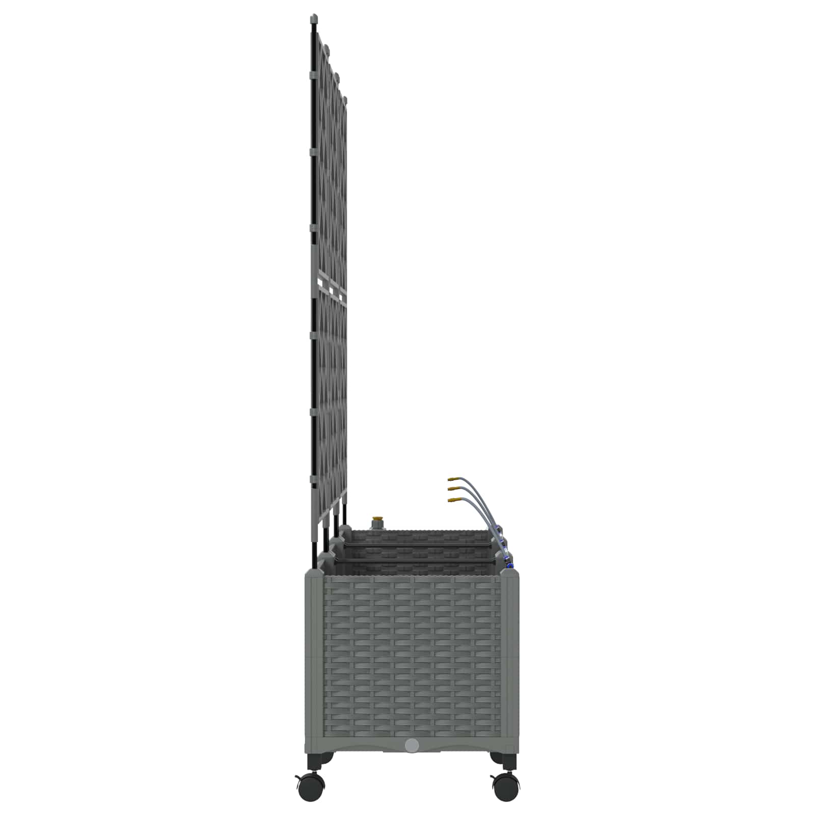 Garten-Pflanzgefäß 4 Stk. Braun 160 x 40 x 22 cm PP
