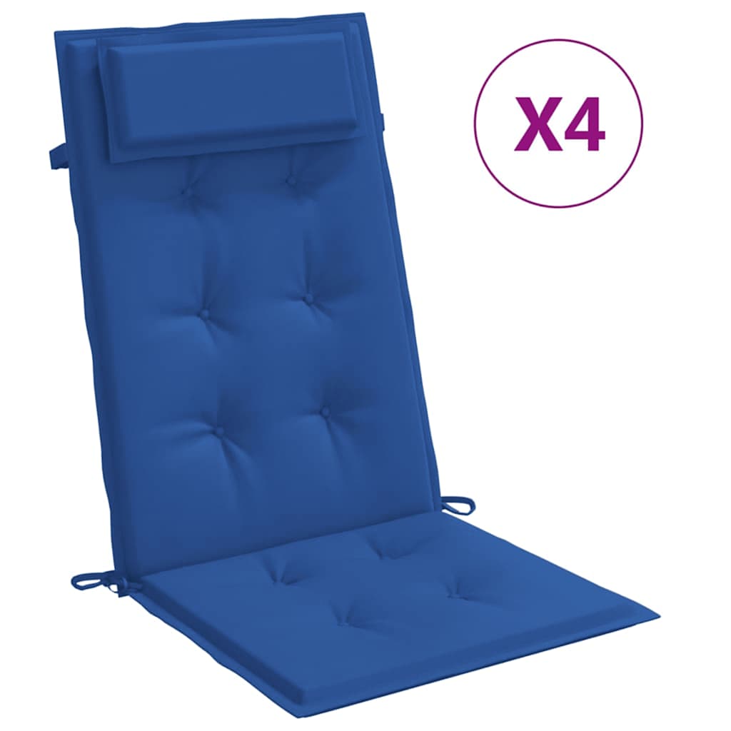 Hochlehner-Auflagen 2 Stk. Anthrazit Oxford-Gewebe