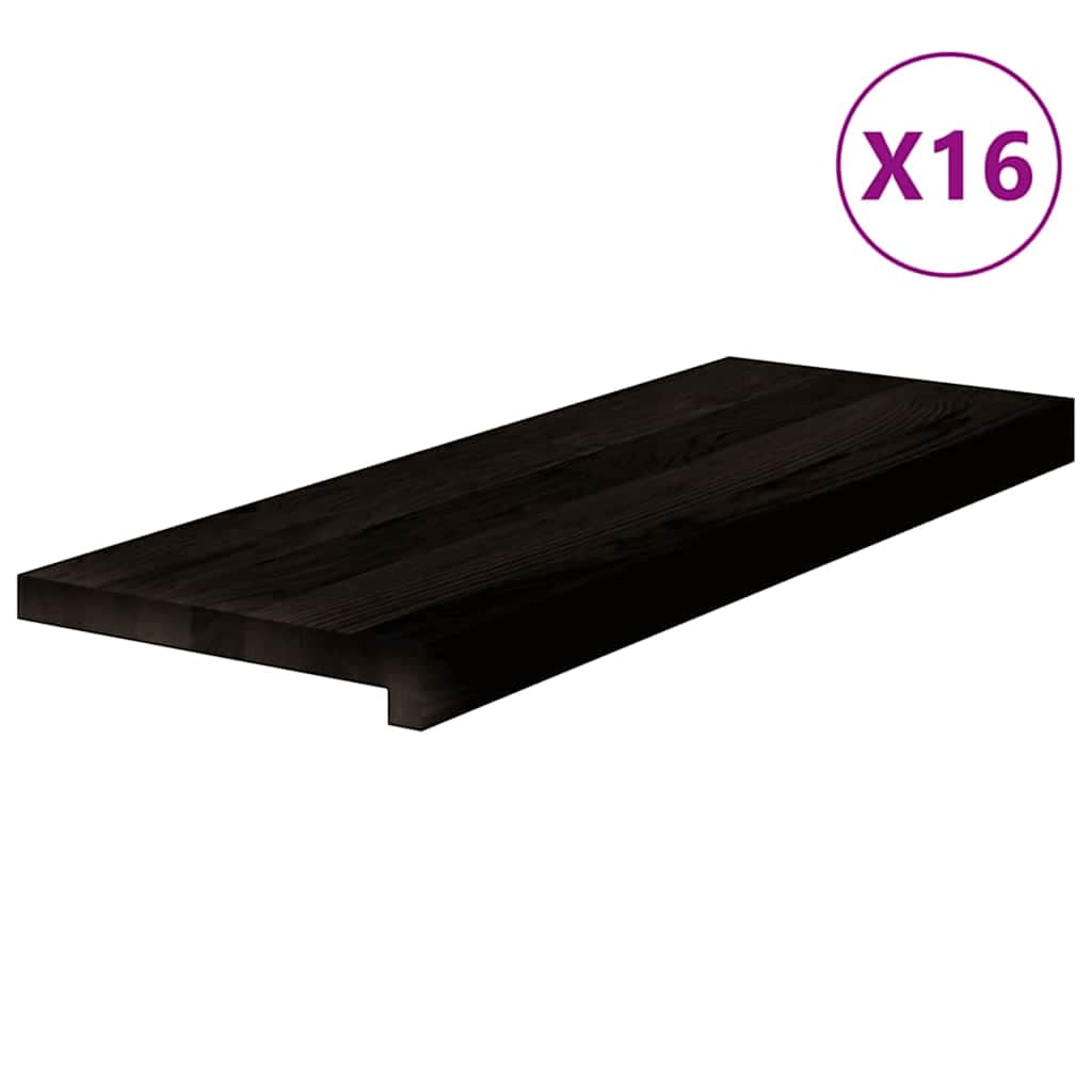 Treppenstufen 4 Stk. Unbehandelt 70x25x2 cm Massivholz Eiche