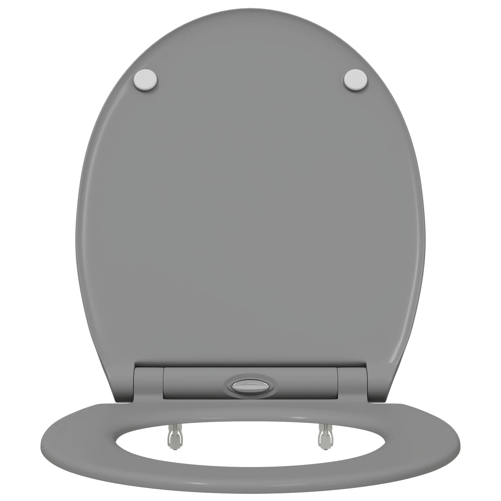 Toilettensitz Anthrazit 45,5 x 37,5 x 3,8 cm Duroplast