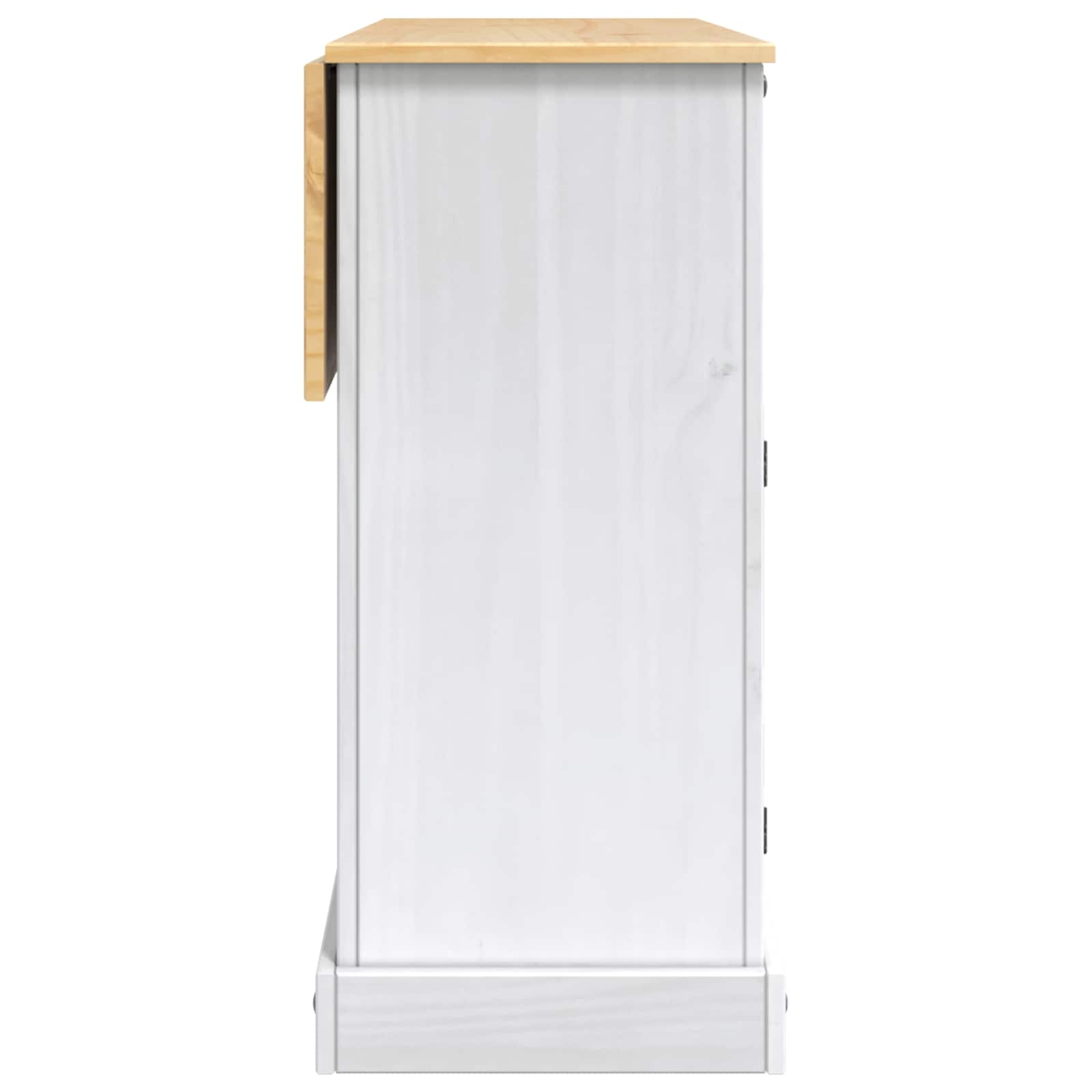 Küchentrolley 2 pcs Honigwachs 112 x 70 x 91,5 cm Massiv-Kiefer