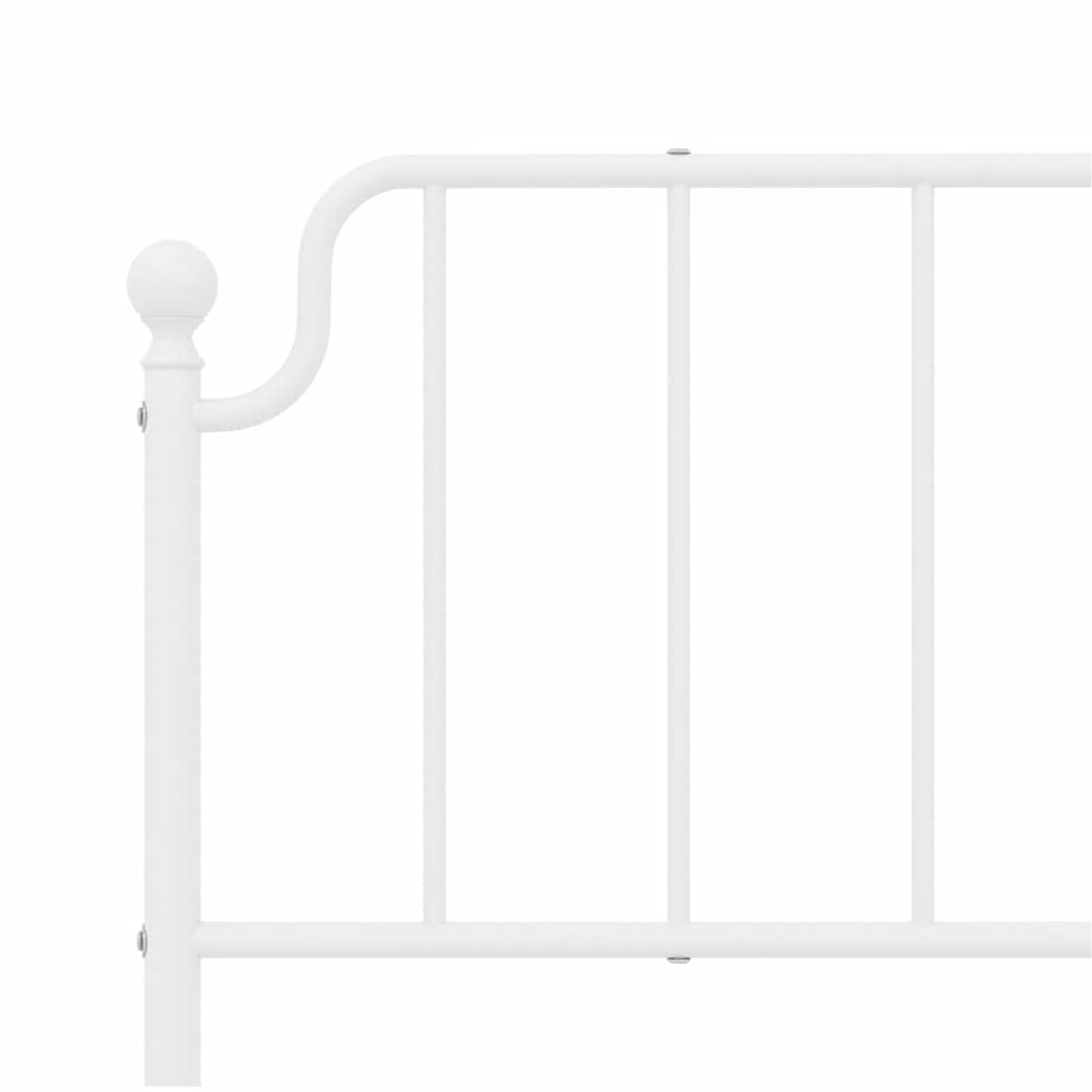 Ersatz-Kopfteil Metall Schwarz 135 cm