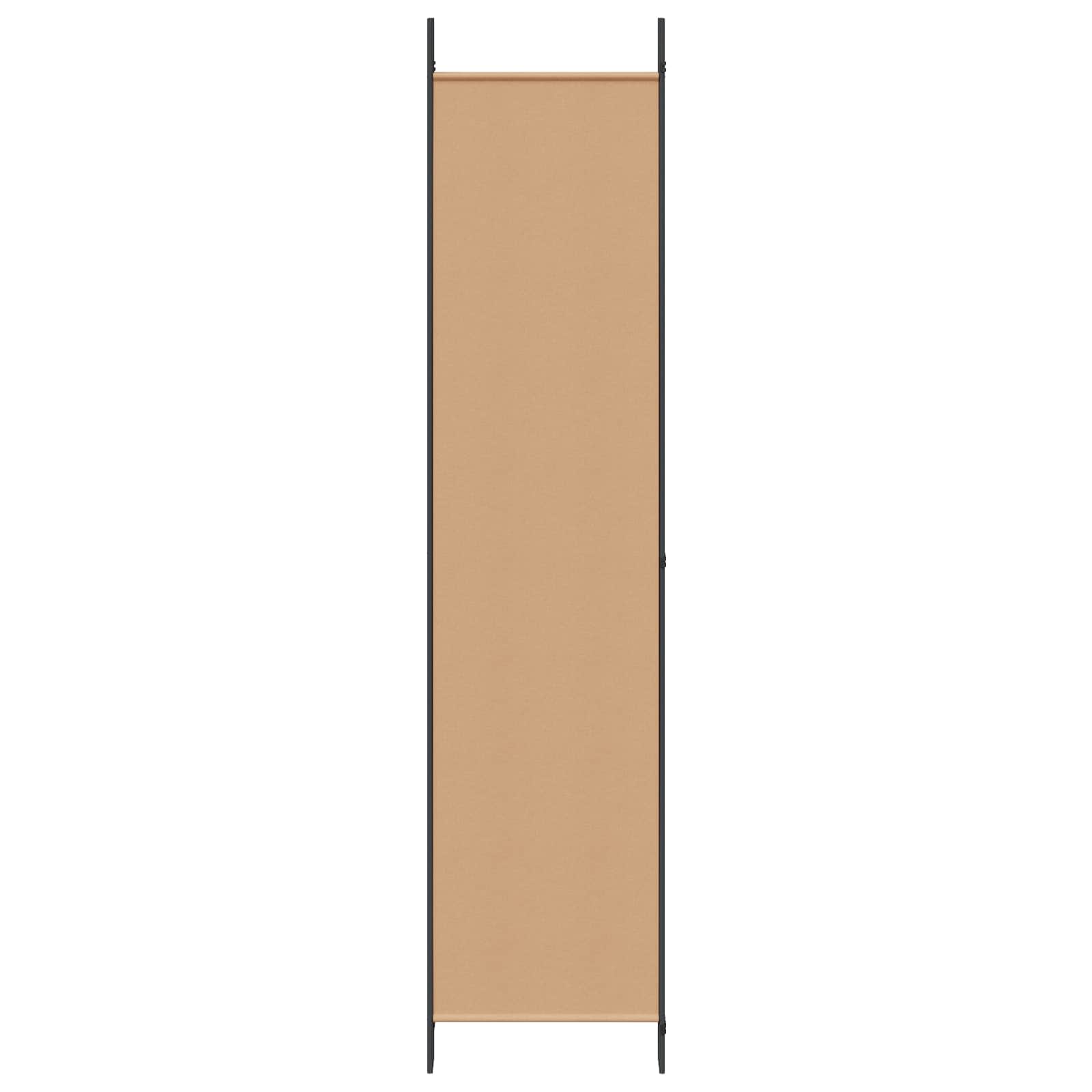 3-teiliger Raumteiler Beige 150 x 220 cm Stoff