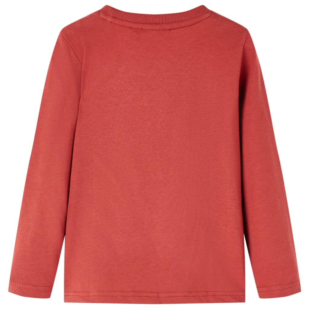Kinder-Langarmshirt Marineblau 92