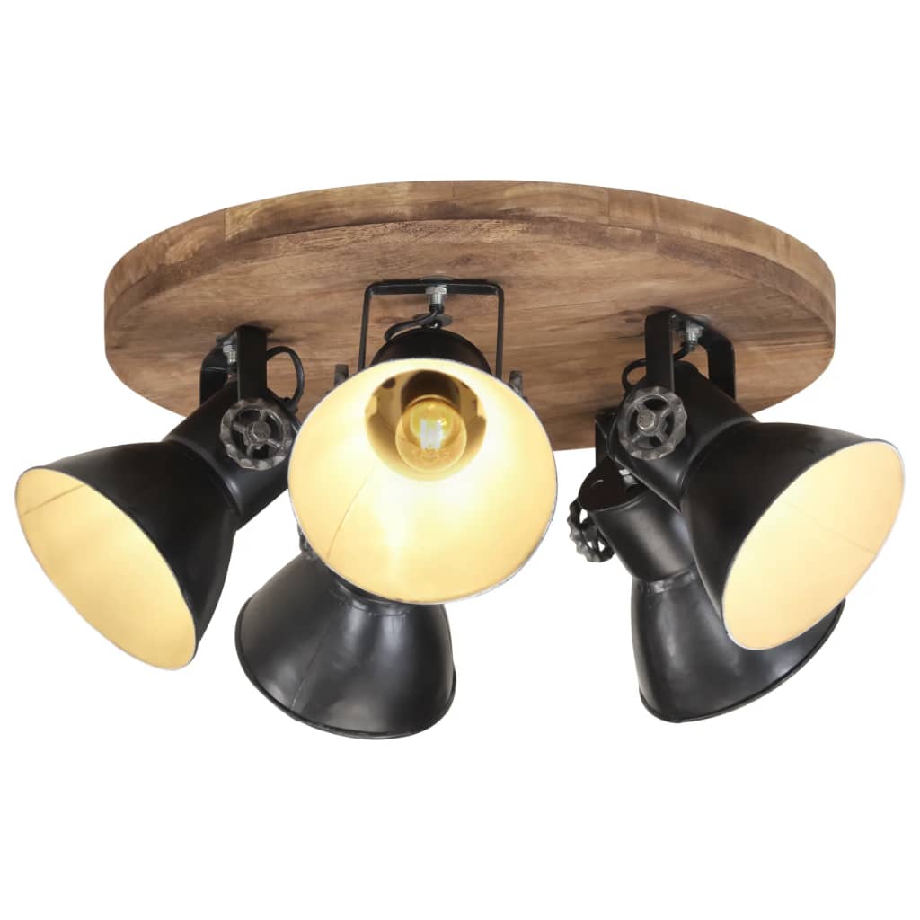 Wandlampe Industriestil Silbern 45x25 cm E27