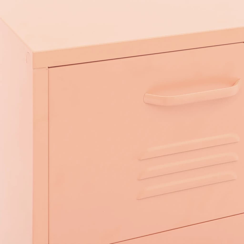 Beistellschrank Olivgrün 42,5x35x101,5 cm Stahl